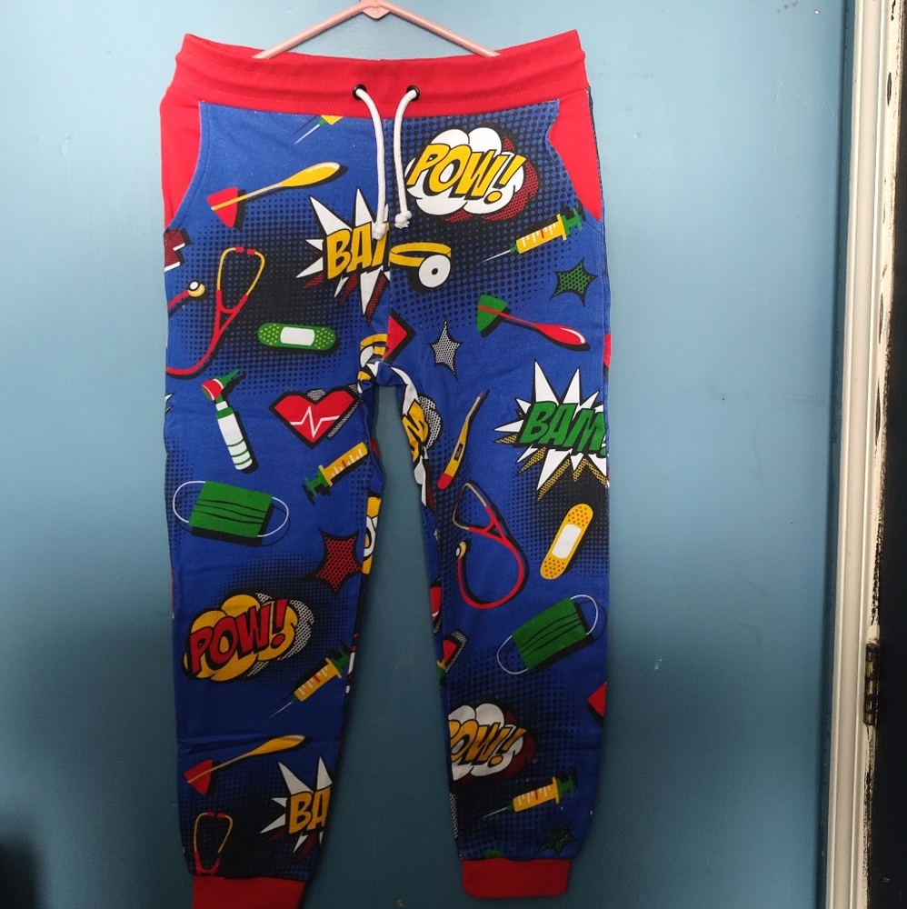 Medical Superheroes Fuzzy Fleece Joggers - Kids